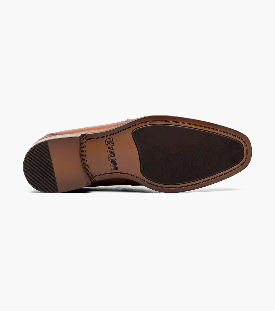Enhance your Stacy Adams - Kaylor Moc Toe Bit Slip On (Cognac) with orthotic insoles featuring RedZone cushioned footbed, molded heel cup, anatomical arch support, and cushioned heel pod for superior comfort.