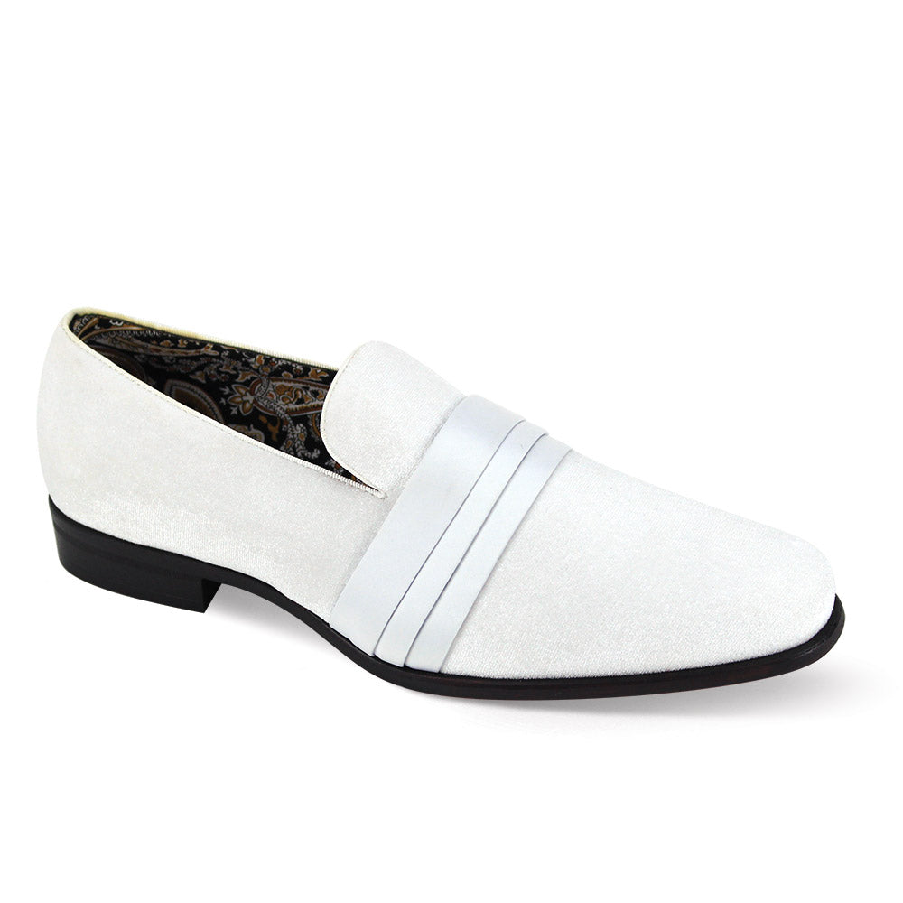 After Midnight 7021 White Dress Shoes – Unique Design Menswear