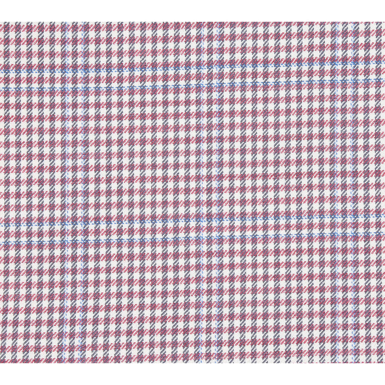 A mannequin displays the Alessandro Vitello by Renoir Slim Fit Wool Blazer in pink, crafted from 100% wool. It's styled with a white shirt, patterned black tie, and highlighted by a teal pocket square.