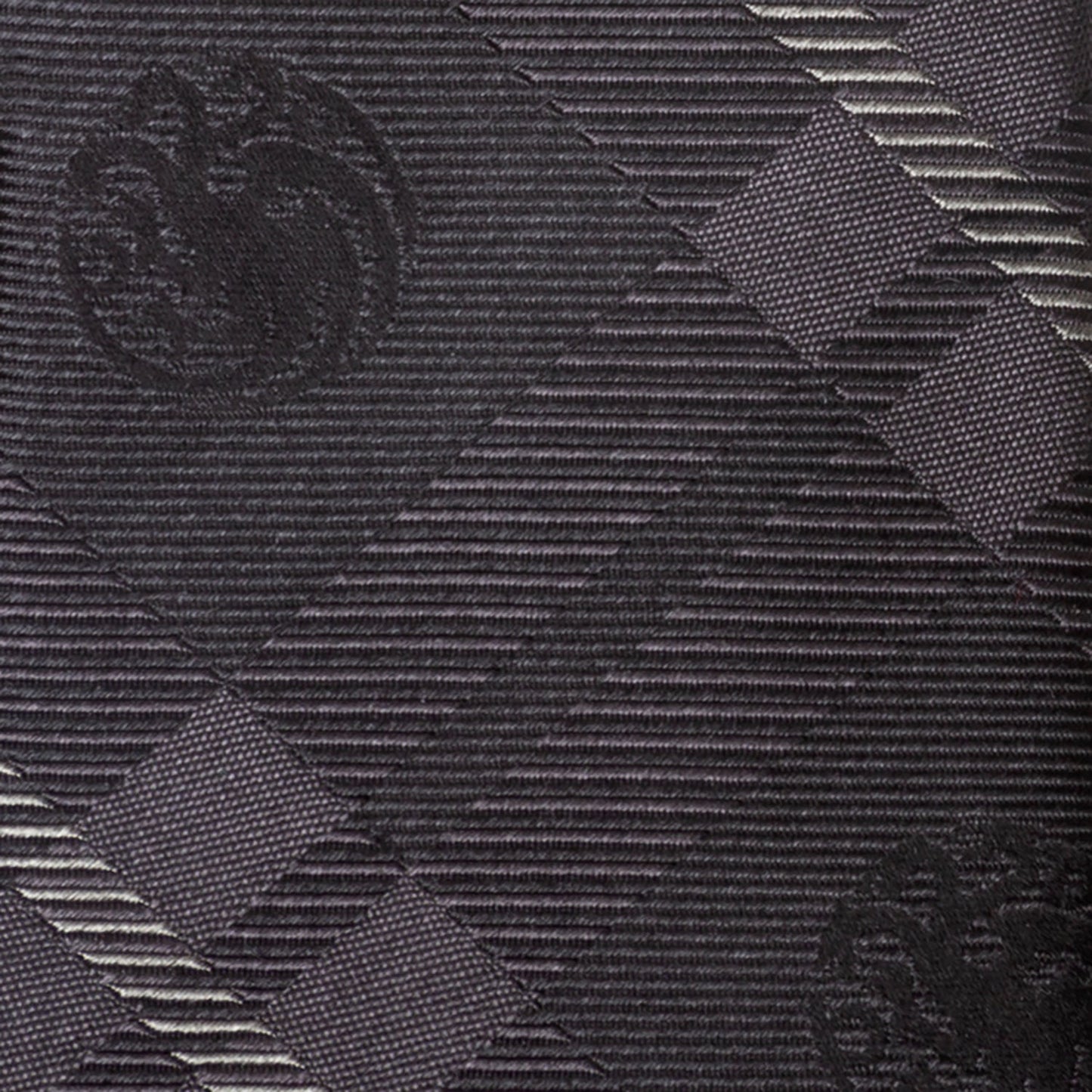 The Game of Thrones Targaryen Dragon Black Plaid Silk Men's Tie by Cufflinks.com features a subtle plaid pattern and faint dragon emblems, making it a refined accessory inspired by House Targaryen.