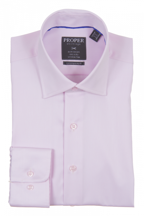 Proper Slim Fit Regular Cuff Pure Cotton Wrinkle Free Shirt - P720TTSR