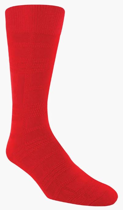 Stacy Adams Tonal Plaid Red Dress Socks Stacy Adams Tonal Plaid Red Dress Socks