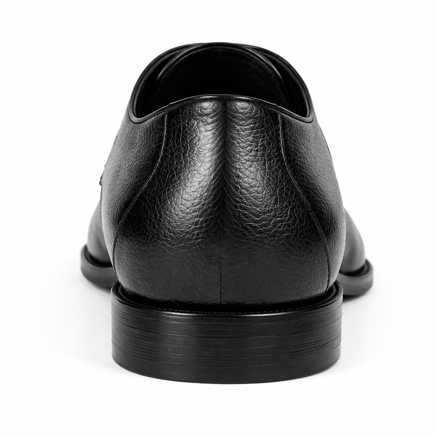 The Belvedere Spada 114008, a genuine black ostrich leather shoe by BELVEDERE, features laces and textured patterns on the toe and sides, shown against a white background.