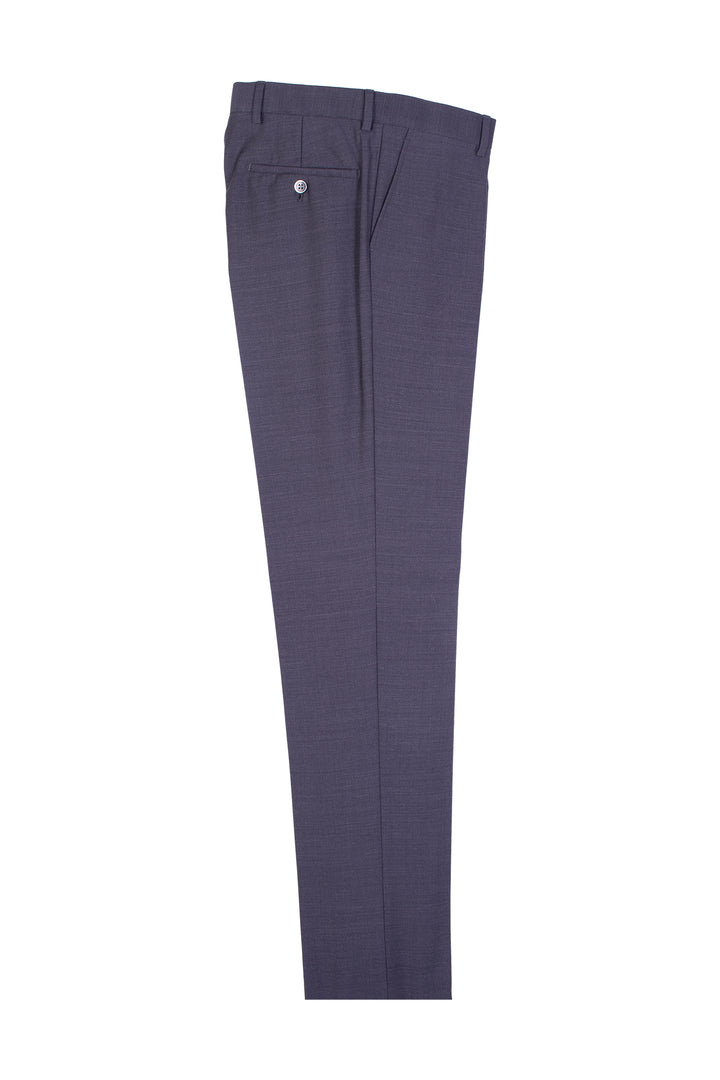 Tiglio Luxe Charcoal Gray Slim Fit, Pure Wool Dress Pants 2564 TIG1010 –  Unique Design Menswear