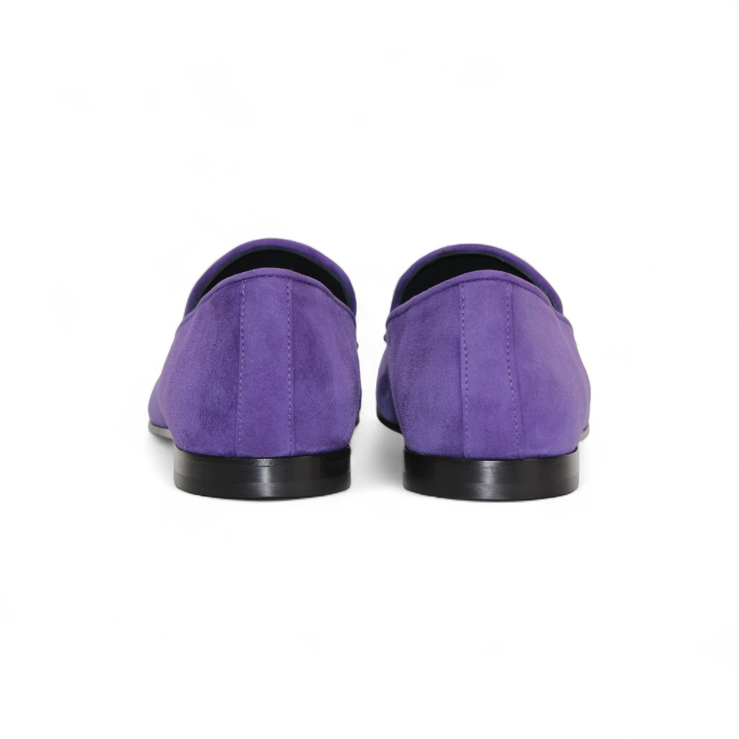 The Duca Di Matiste Duca Anzio Purple is a single Italian-made suede loafer with tassel detail, shown in side profile against a white background.