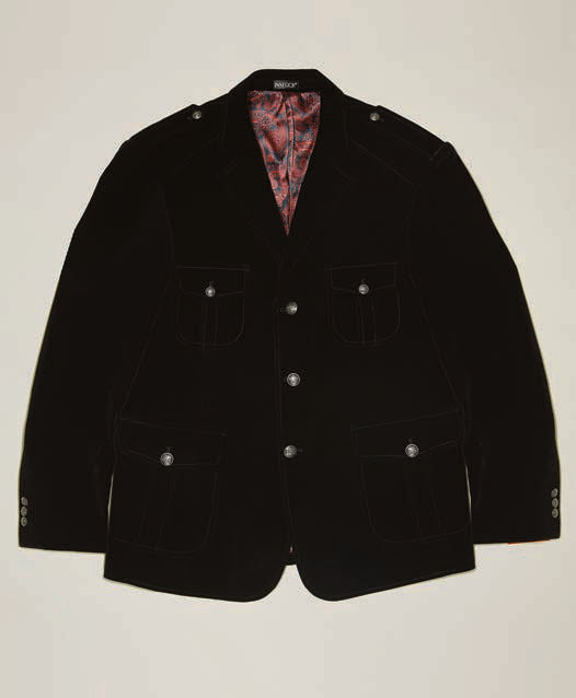 Inserch Slim Fit Jacquard Blazer 563-01 Black  (FINAL SALE)  (SIZE 2XL ONLY)