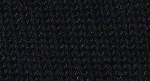 Close-up of the Inserch Cotton Blend V-Neck Sweater Vest Black 4508, featuring a dark, tightly woven cotton-acrylic fabric with a subtle textured pattern.