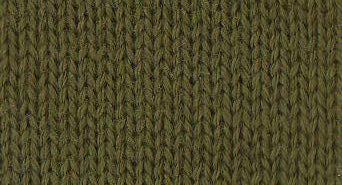 Close-up of the Inserch Cotton Blend V-Neck Sweater Vest in Kiwi, showing olive green cotton-acrylic knit with a distinct vertical ribbed pattern.