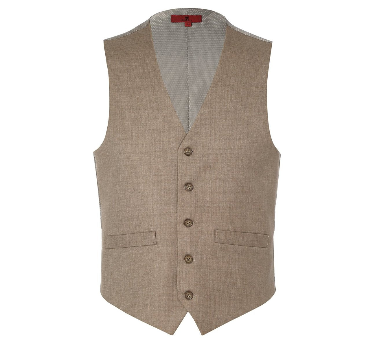 Renoir Mens Vest 202-3-TAUPE ( Classic Fit Suit Separate Vest ) Taupe / 46R | Designer Church Suits Renoir Mens Vest 202-3-TAUPE ( Classic Fit Suit Separate Vest ) Taupe / 46R | Designer Church Suits