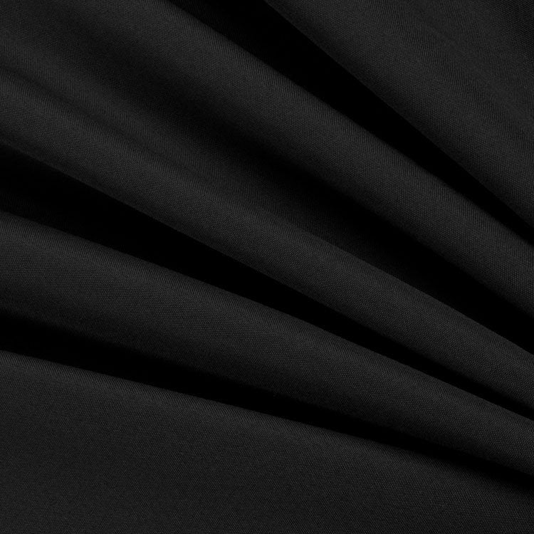 A mannequin showcases the Vinci Suits Regular Fit 3 Piece Single Breasted Suit (Black) 3TR-3 with a patterned tie, pocket square, and crisp white shirt.