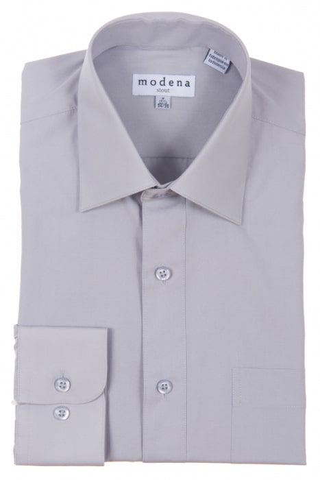 MODENA - DRESS SHIRT - CLASSIC FIT - POPLIN - GREY 20 / 34/35 MODENA - DRESS SHIRT - CLASSIC FIT - POPLIN - GREY 20 / 34/35
