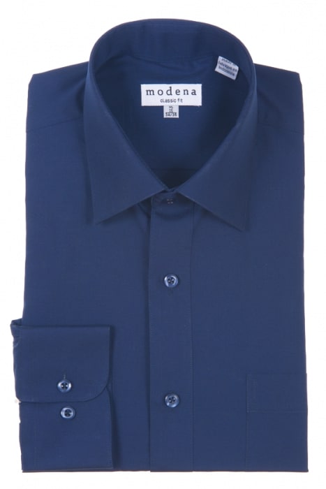 modena classic fit dress shirts Modena Men's Lavender Dress Shirt Classic Fit Long Sleeve Pocket Sizes 15.5 - 17