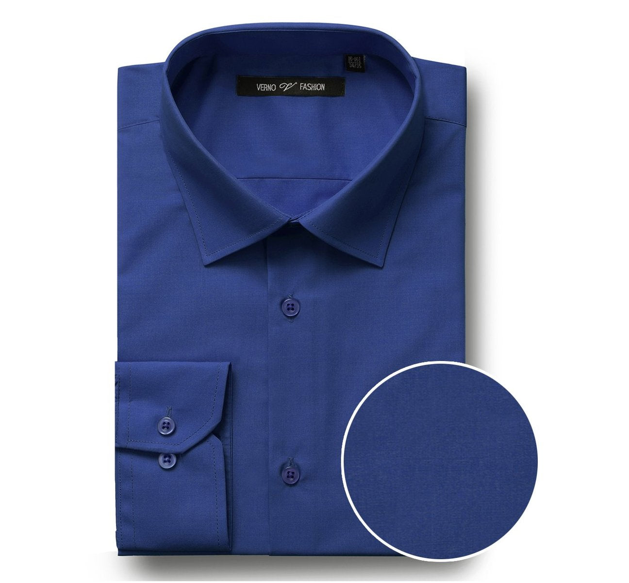 dark royal blue dress shirt Men's Royal Blue and Black Shirt