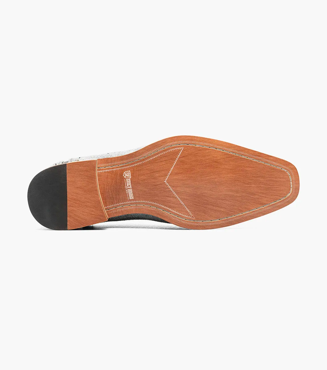 Stacy Adams - Halstead Cap Toe Oxford - Black/Gray - 25765-975 - Unique Design Menswear