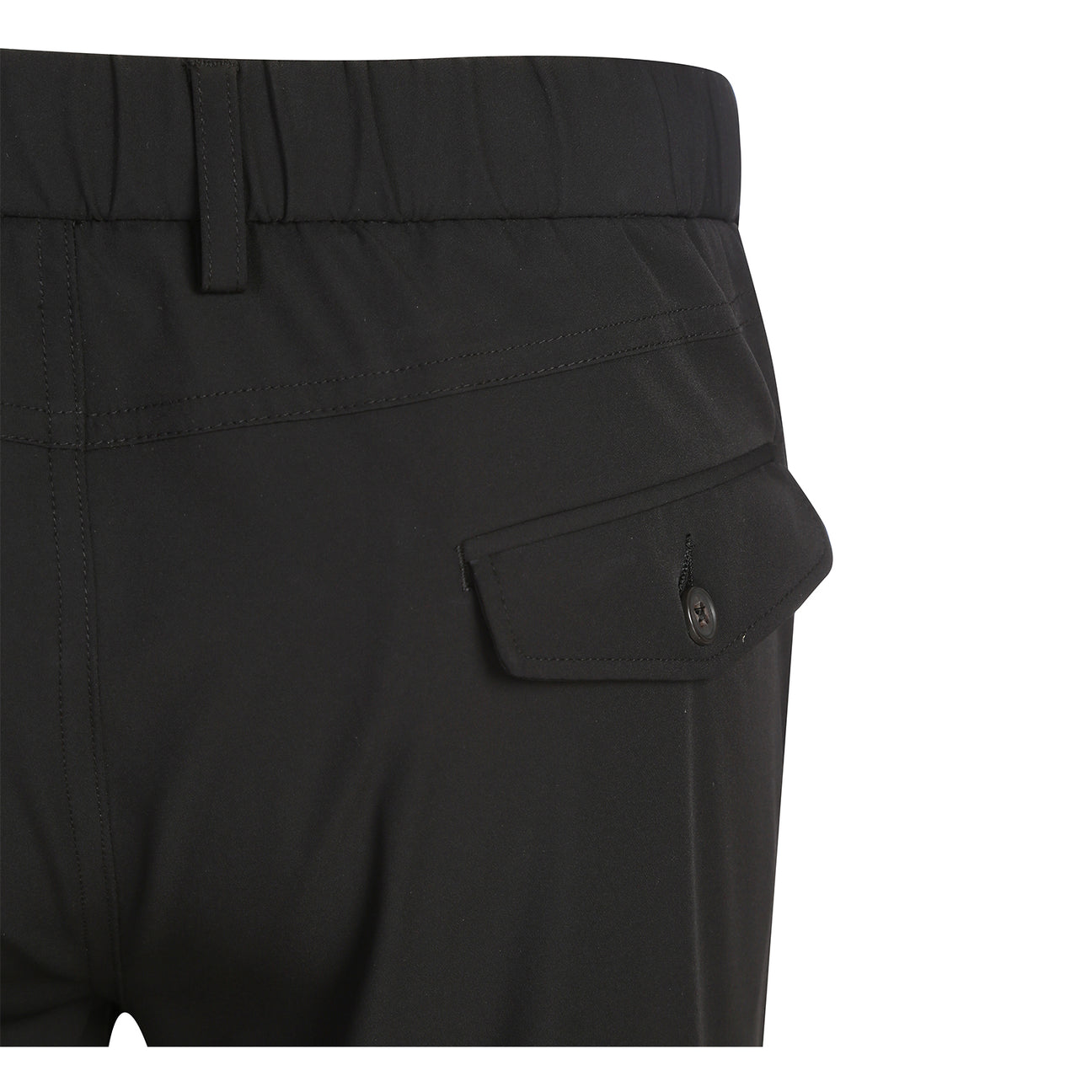 The Pellagio Men's Half Canvas Suit Black PS25-16, a slim fit single-breasted jacket with notch lapels, is shown over a white shirt and maroon patterned tie on a mannequin against a white background.