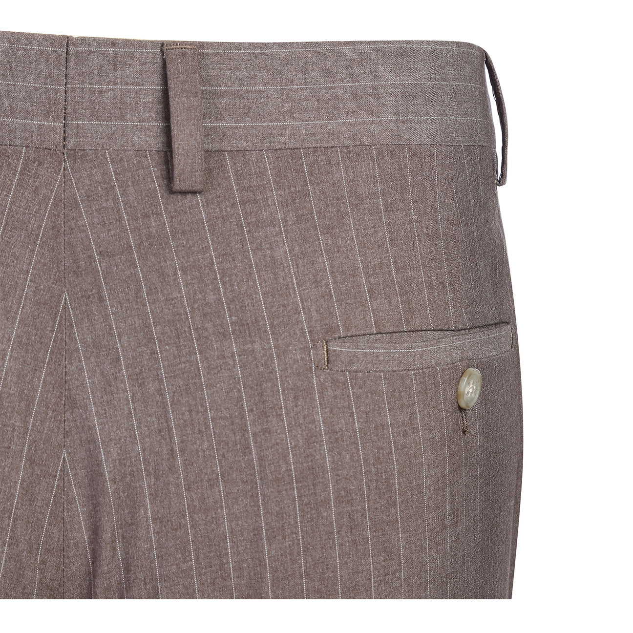 A mannequin displays the ENGLISH LAUNDRY Gray Check Suit 22-30-500EL by English Laundry, styled over a white dress shirt and an orange patterned tie.