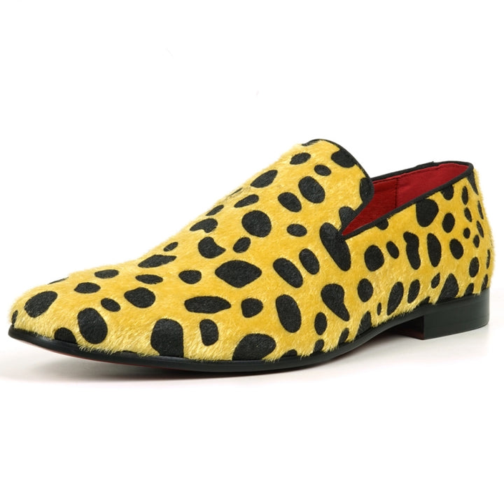 FI-7510 Black Gold Slip On Loafer by Fiesso