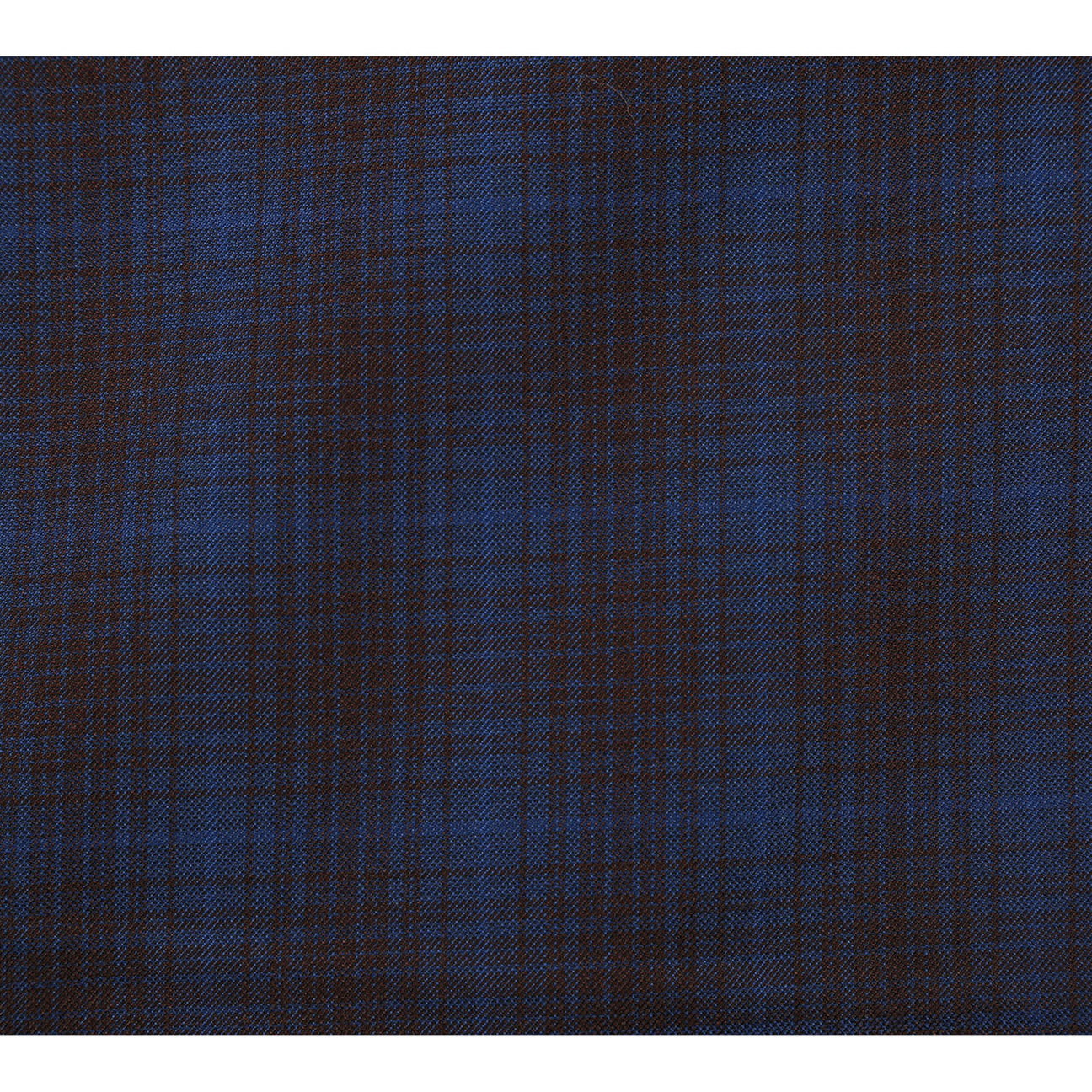 Displayed on a mannequin is the ENGLISH LAUNDRY Navy with Burgundy Check Suit 82-55-470EL from English Laundry, featuring a slim fit and peak lapels. It is stylishly complemented by a white dress shirt and a purple polka dot tie.