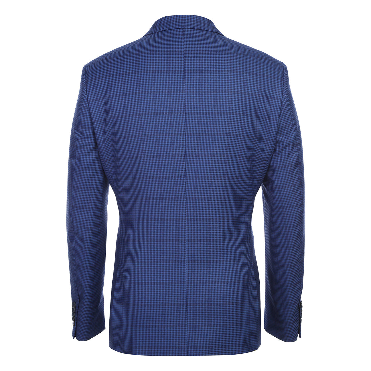 The English Laundry ENGLISH LAUNDRY 2pc Suit Navy 32-26-412EL is a men's slim-fit blazer with a single button, flap pockets, and floral lining.