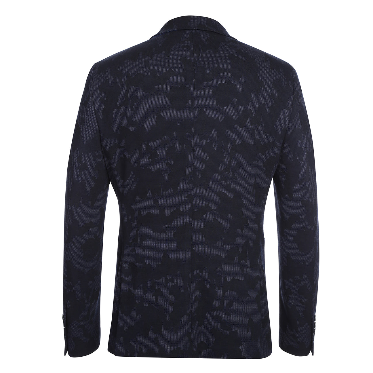 The Pellagio Men's Slim Fit Riserva Jacket Navy PF25-15 is a single-breasted blazer displayed on a mannequin, showcasing the classic Pellagio style.