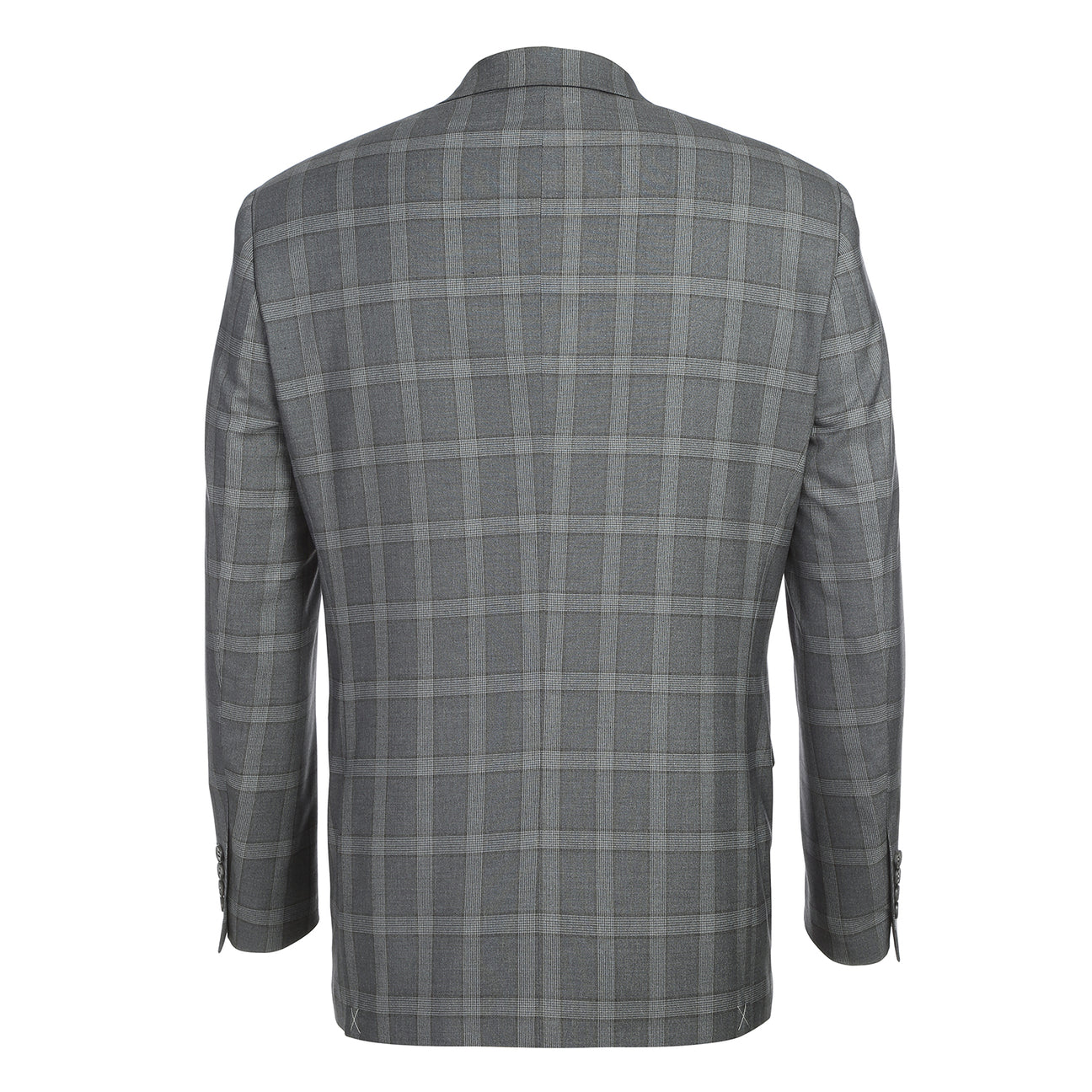 The Alessandro Vitello by Renoir New Slim Fit Monument Suit 293-46, showcased on a mannequin with a white dress shirt and red patterned necktie—a refined men’s ensemble from Renoir.