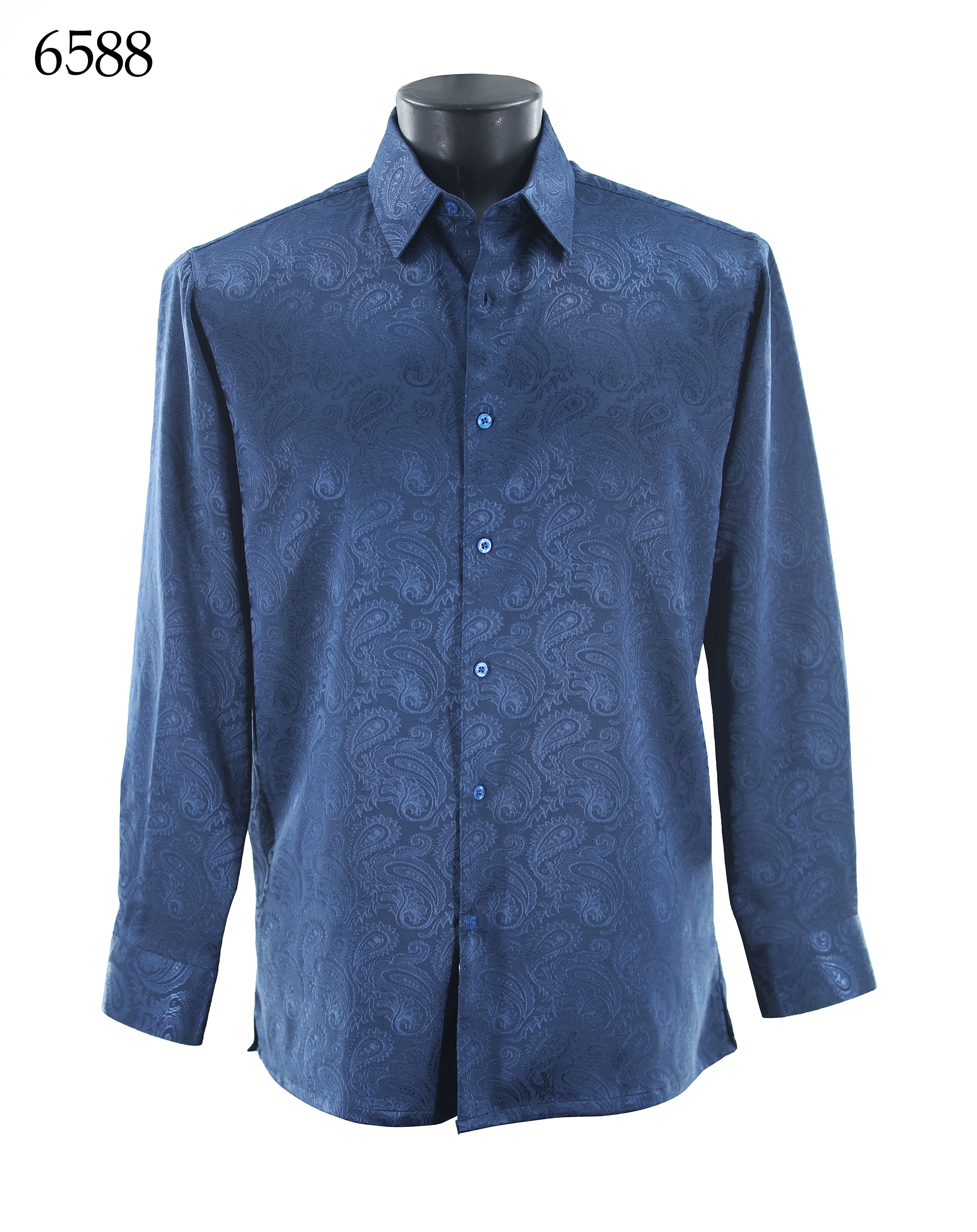 Bassiri Long Sleeve Shirt 6588 – Unique Design Menswear