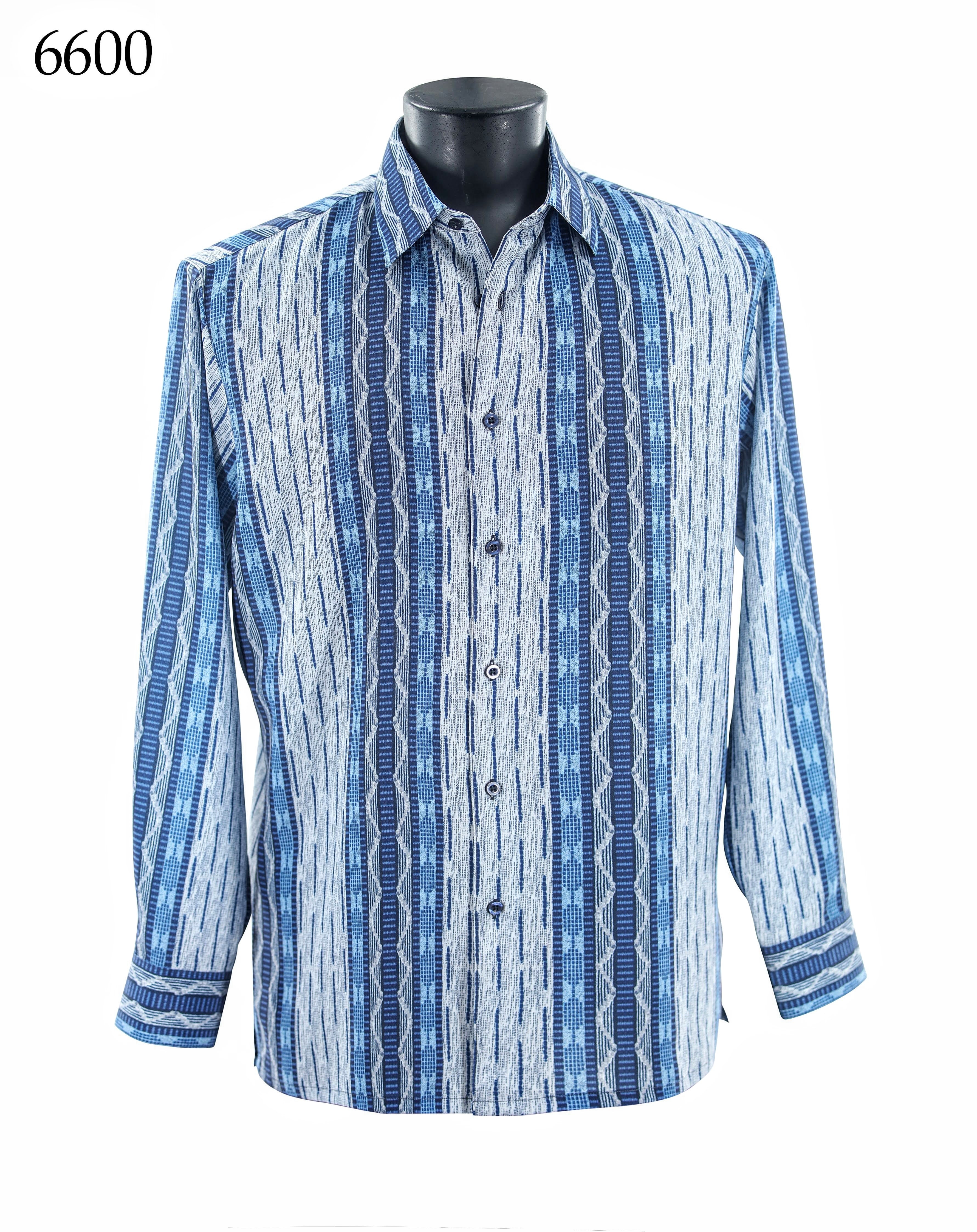 Bassiri Long Sleeve Shirt 6600 – Unique Design Menswear