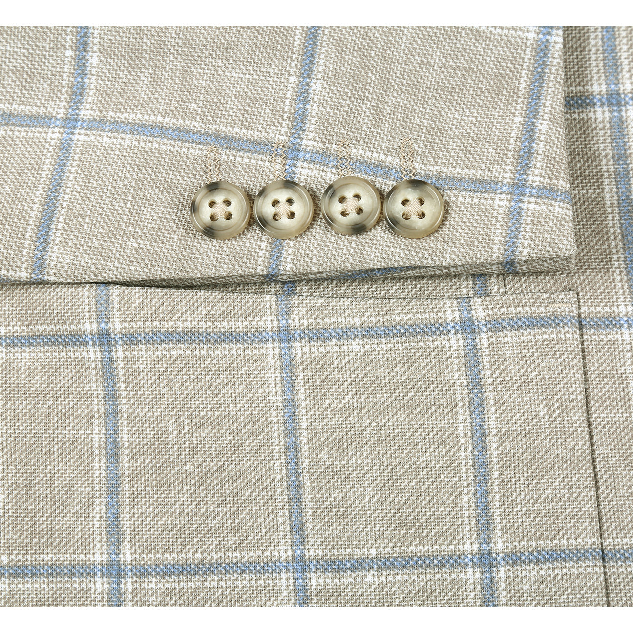 The Pellagio Green Men's Slim Fit Riserva Jacket PS26-5 by Pellagio is displayed on a mannequin with a white dress shirt, dark patterned tie, and pocket square.