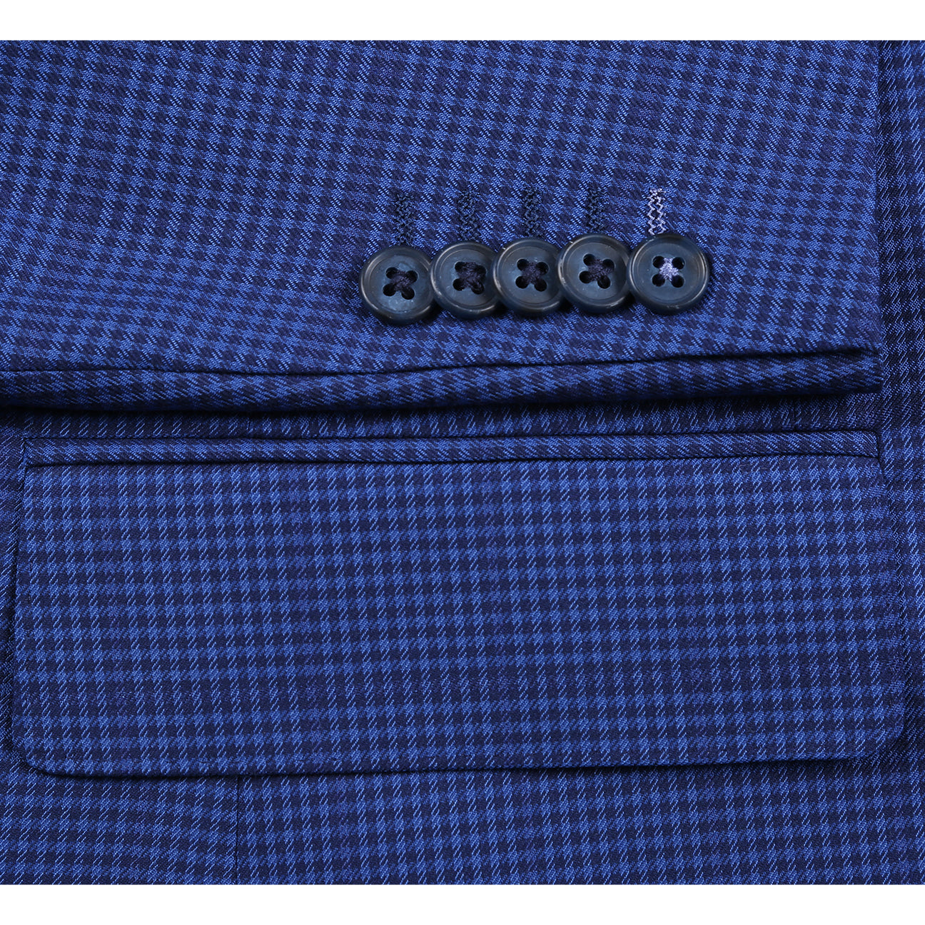 The English Laundry ENGLISH LAUNDRY 2pc Suit Navy 32-26-412EL is a men's slim-fit blazer with a single button, flap pockets, and floral lining.