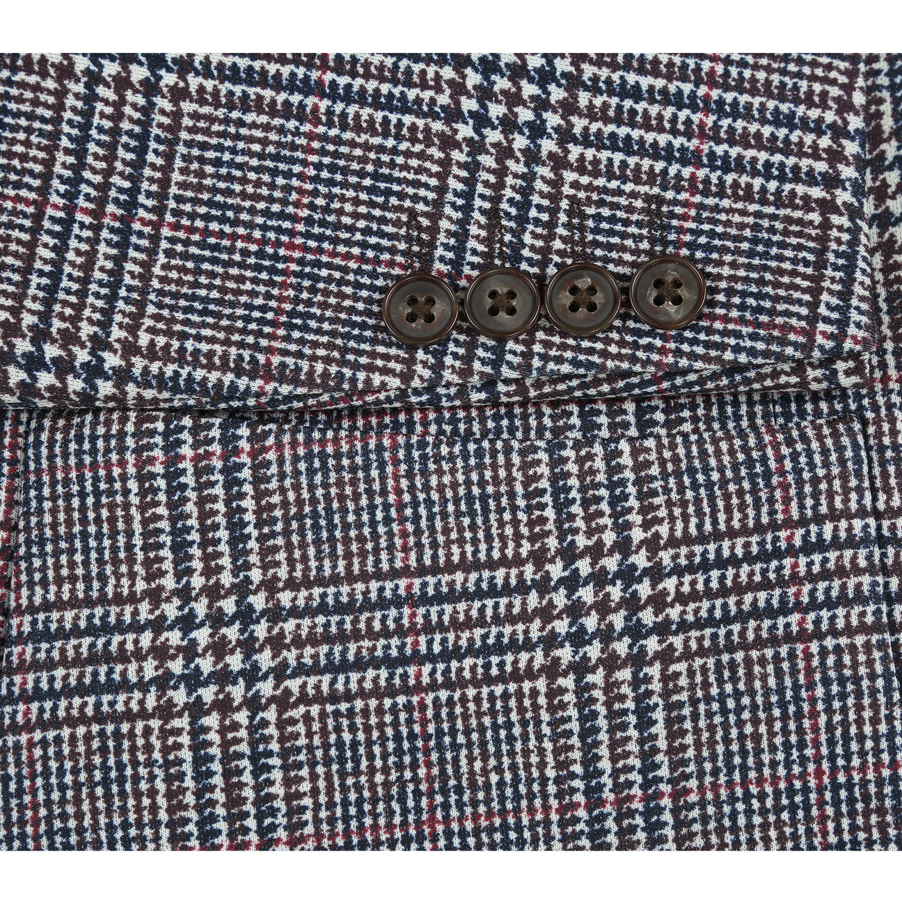 The Pellagio Men's Half Canvas Light Gray Blazer PF23-13 is showcased on a mannequin, styled with a white shirt and dark patterned tie, exuding sophistication with its slim fit design.