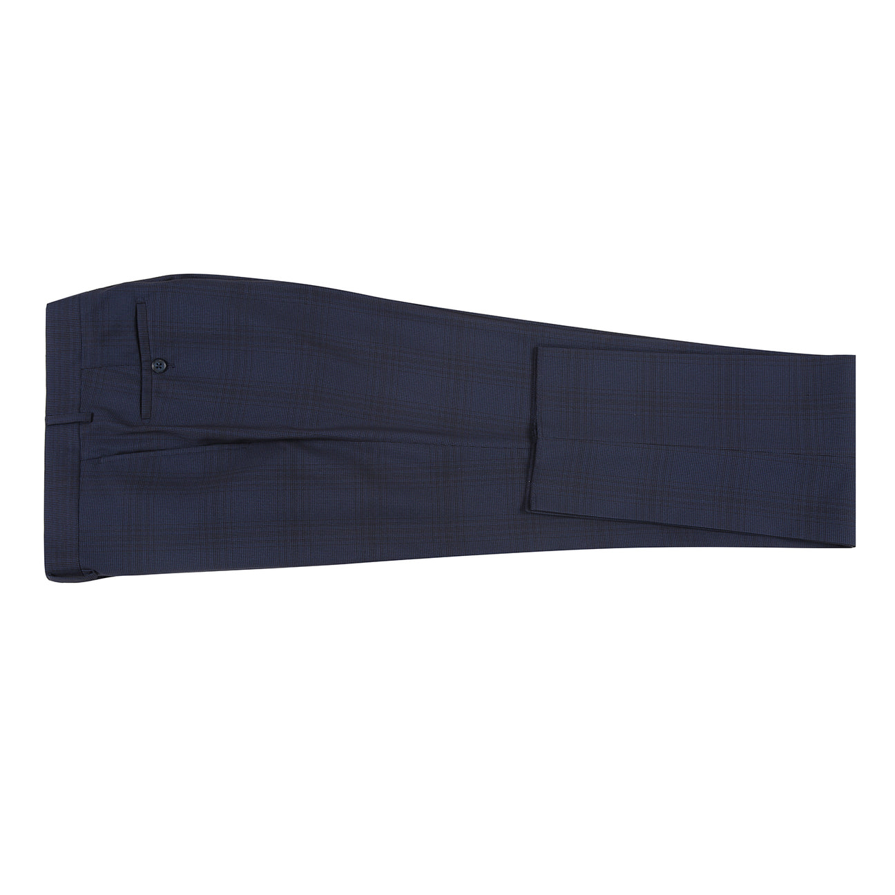 The ENGLISH LAUNDRY Grey Check Suit 12-18-001EL by English Laundry, styled with a white dress shirt and a maroon dotted tie, is displayed on a featureless mannequin.