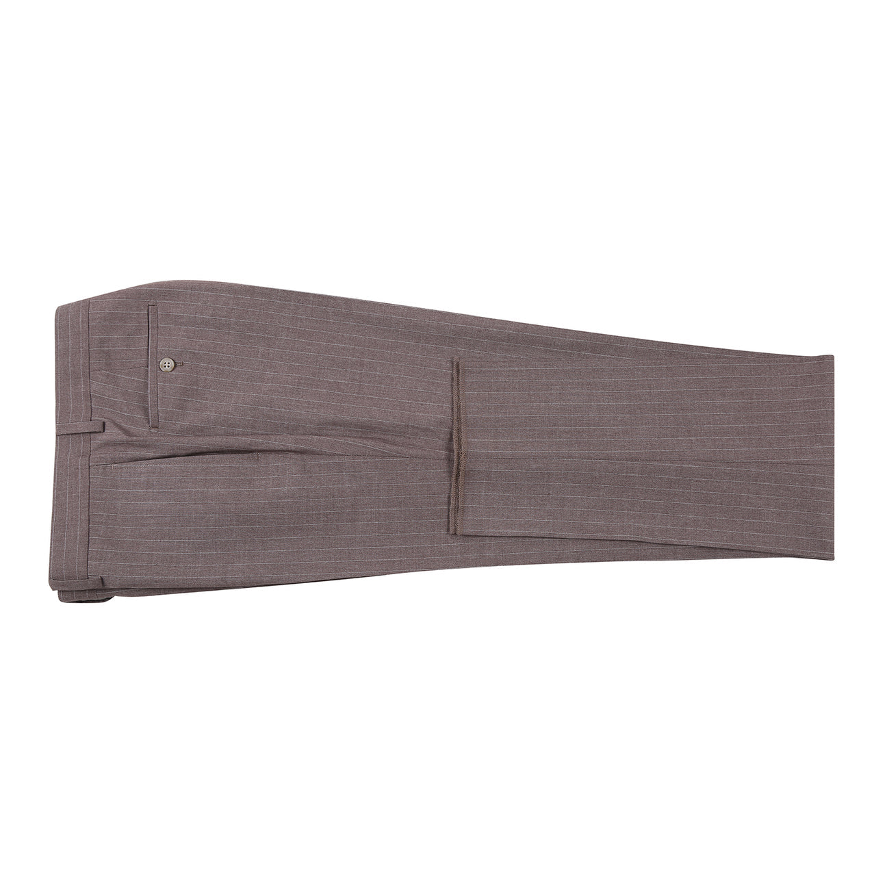 A mannequin displays the ENGLISH LAUNDRY Gray Check Suit 22-30-500EL by English Laundry, styled over a white dress shirt and an orange patterned tie.