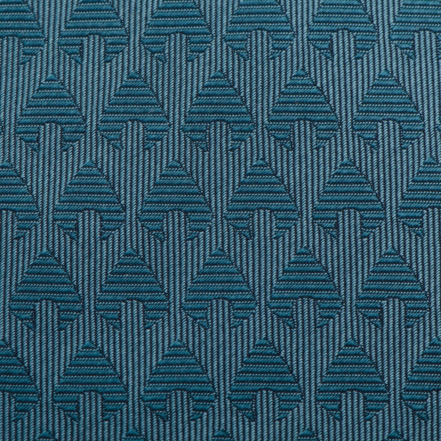 The DC Aquaman Men's Tie by Cufflinks.com features a teal silk geometric pattern—a stylish, subtle nod to Aquaman that makes it the perfect standout accessory for any DC Comics fan.