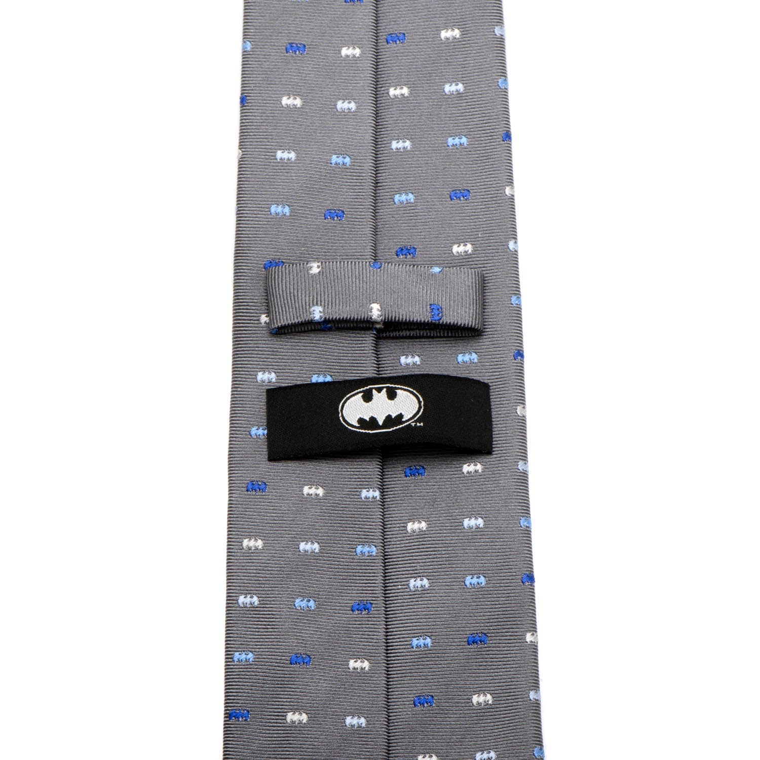 The DC Batman Icon Gray Men's Tie by Cufflinks.com features a subtle pattern and is perfect for any DC Comics fan.