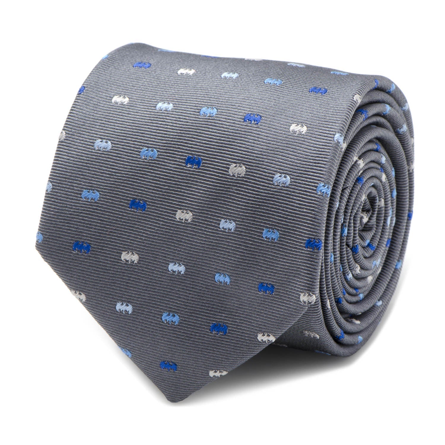 The DC Batman Icon Gray Men's Tie by Cufflinks.com features a subtle pattern and is perfect for any DC Comics fan.