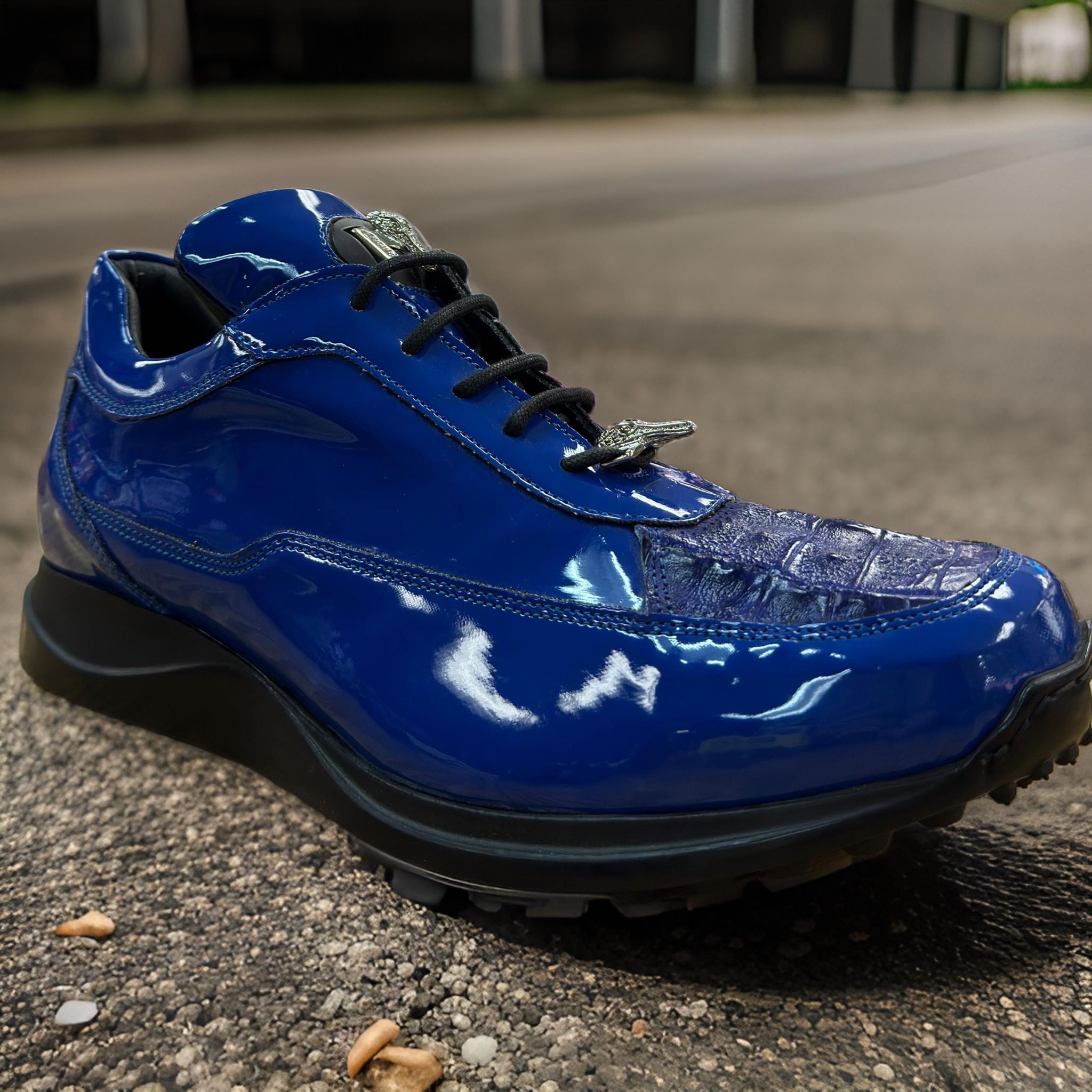 Mauri Stardesign Mauri 8900 Blue Patent Leather IN STORE – Unique Design Menswear