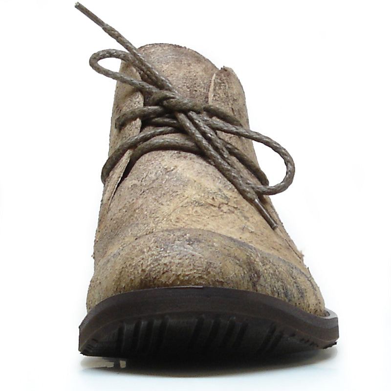 The FI-7002 Brown Encore by Fiesso is a genuine leather men’s boot featuring a scuffed look, dark brown laces, and low heel—classic Fiesso style for a rugged, timeless appeal.