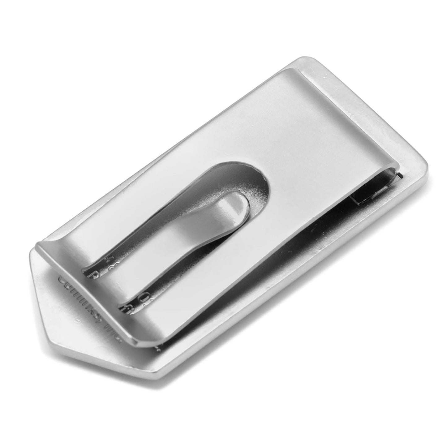 The Game of Thrones Lannister Filigree Money Clip by Cufflinks.com is a rectangular, metallic accessory with a black filigree pattern, silver lion emblem, and "Lannister" in white medieval-style text.