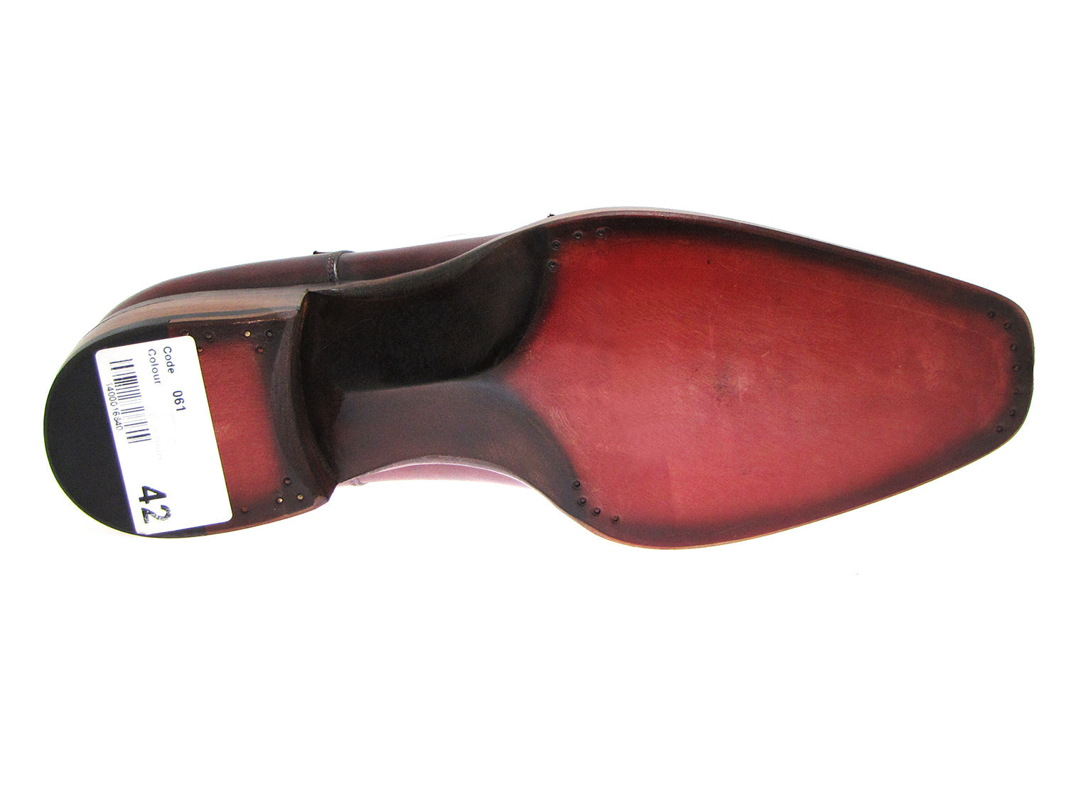 Paul Parkman Double Monkstrap Goodyear Welted Shoes - 061-BRD: Men's handmade brown leather monkstraps by Paul Parkman, featuring a polished finish and sturdy wooden soles.