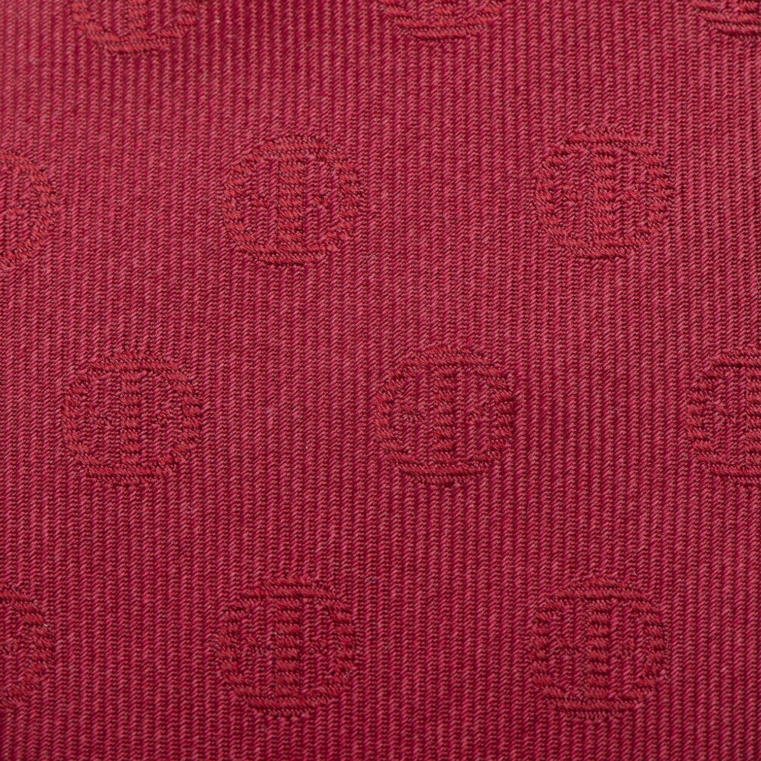 The Marvel Deadpool Maroon Men's Tie by Cufflinks.com features a subtle circular pattern and is displayed rolled-up on a white background.