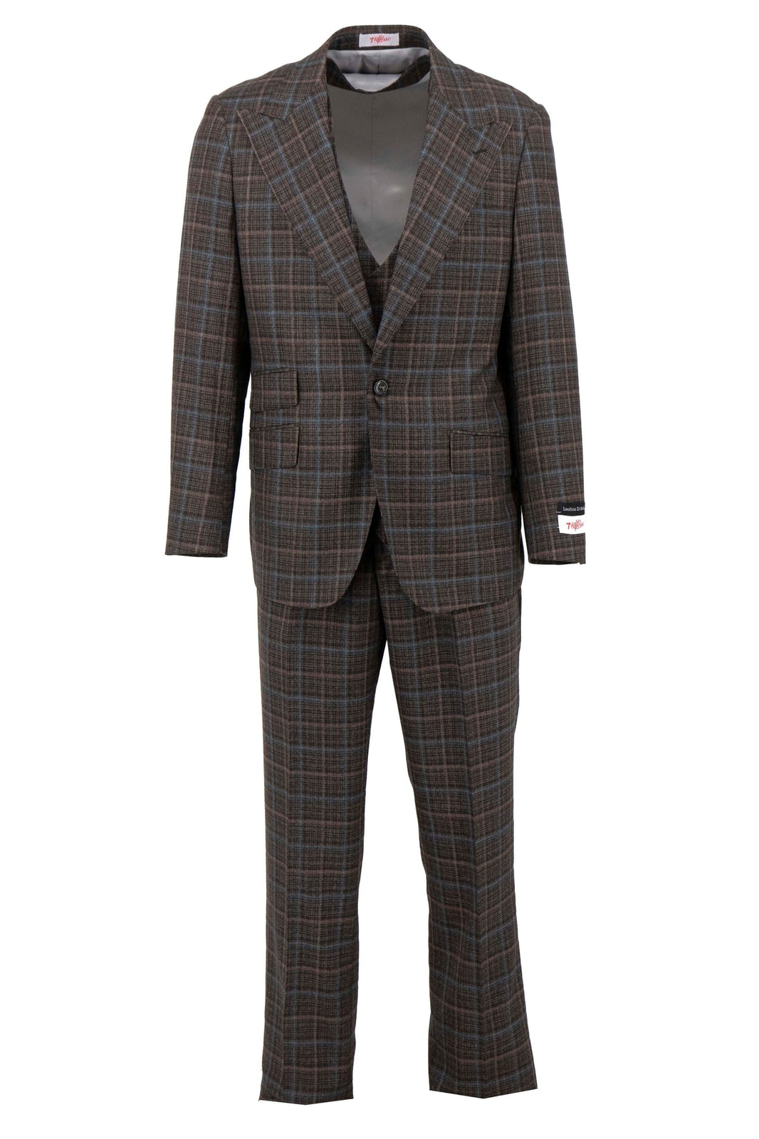 Tiglio Rosso Orvietto Blue/Tan Windowpane TL6371 (IN STORE) main image 1