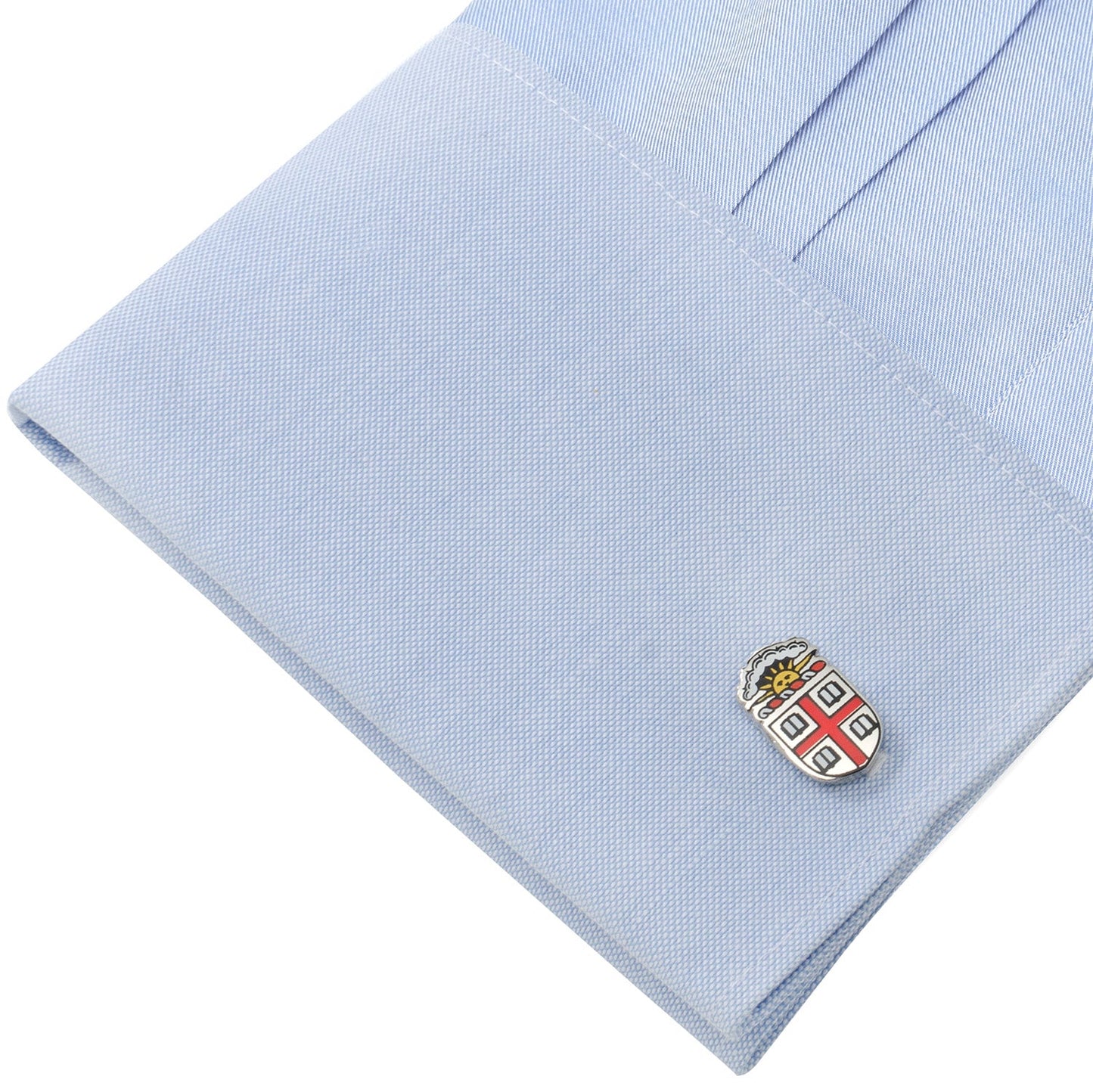 NCAA Brown University Cufflinks by Cufflinks.com feature the school's shield logo—a red cross, four books, and a rising sun—making them a stylish way to show your school spirit.