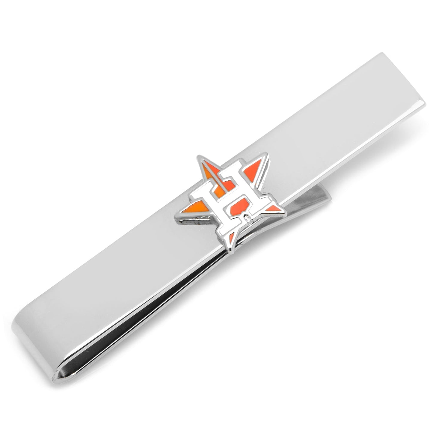 The MLB Houston Astros Cufflinks and Tie Bar Gift Set from Cufflinks.com features the team's orange and white star logo, making it a must-have accessory for any Astros fan.