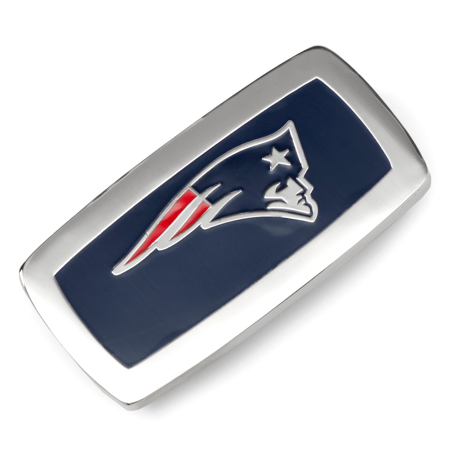 Show your team spirit with the NFL New England Patriots Cushion Money Clip by Cufflinks.com—an ideal football accessory or a perfect match for your favorite Patriots gear.