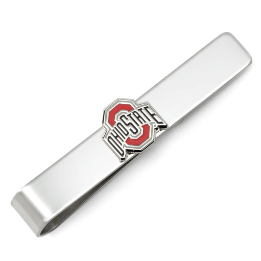 Display your school spirit with the NCAA Ohio State University Buckeyes Tie Bar by Cufflinks.com, featuring a silver finish and bold red and gray logo—an ideal addition to any Buckeyes tie bar collection.