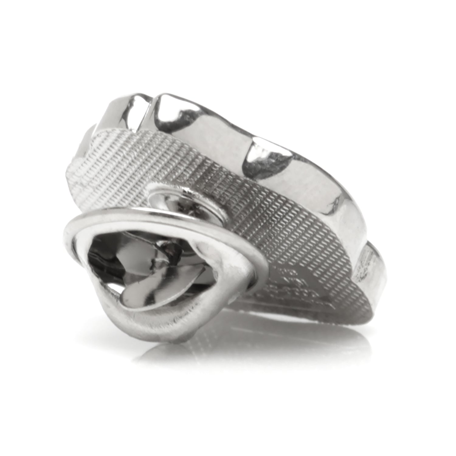 Show your school spirit with the NCAA University of South Dakota Lapel Pin by Cufflinks.com—a red paw print with silver outline and white "SD" letters, perfect for any Coyotes fan or NCAA supporter.