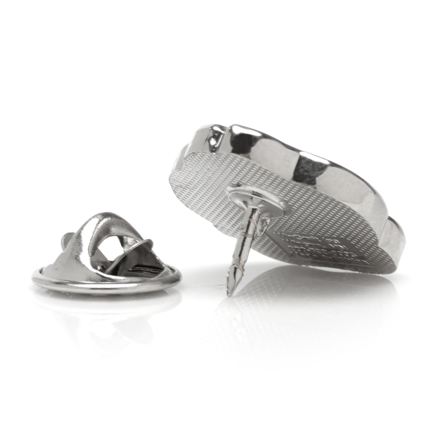 Show your school spirit with the NCAA University of South Dakota Lapel Pin by Cufflinks.com—a red paw print with silver outline and white "SD" letters, perfect for any Coyotes fan or NCAA supporter.