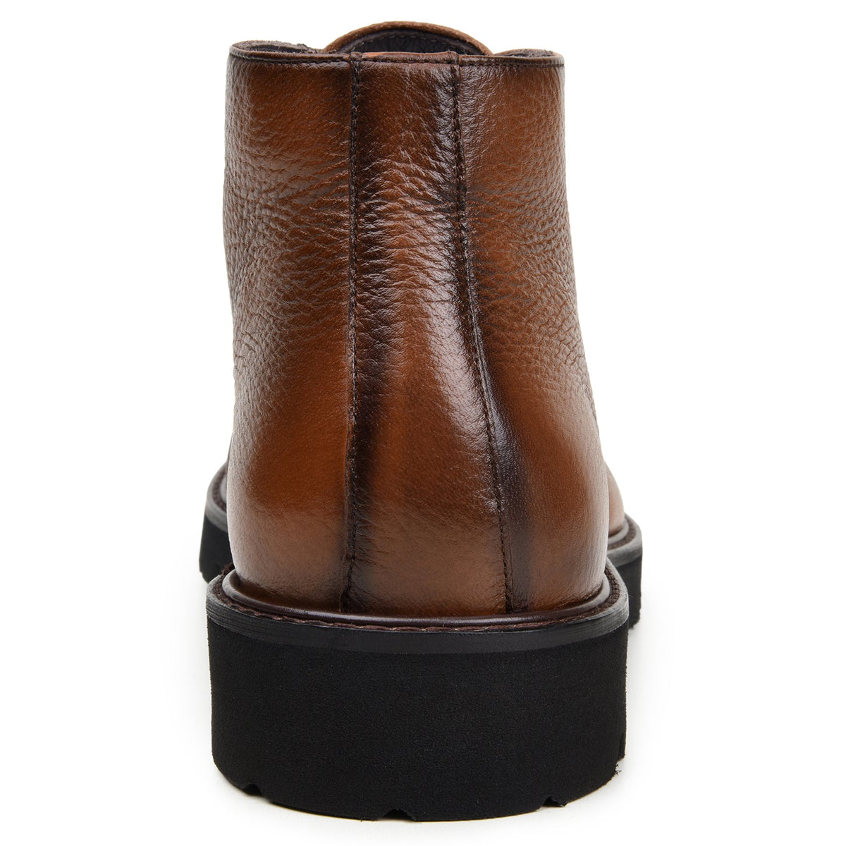 Belvedere - Rinaldo, Genuine Deerskin Upper Chukka Boots in tan, featuring dark brown laces and an ultra light lug sole.