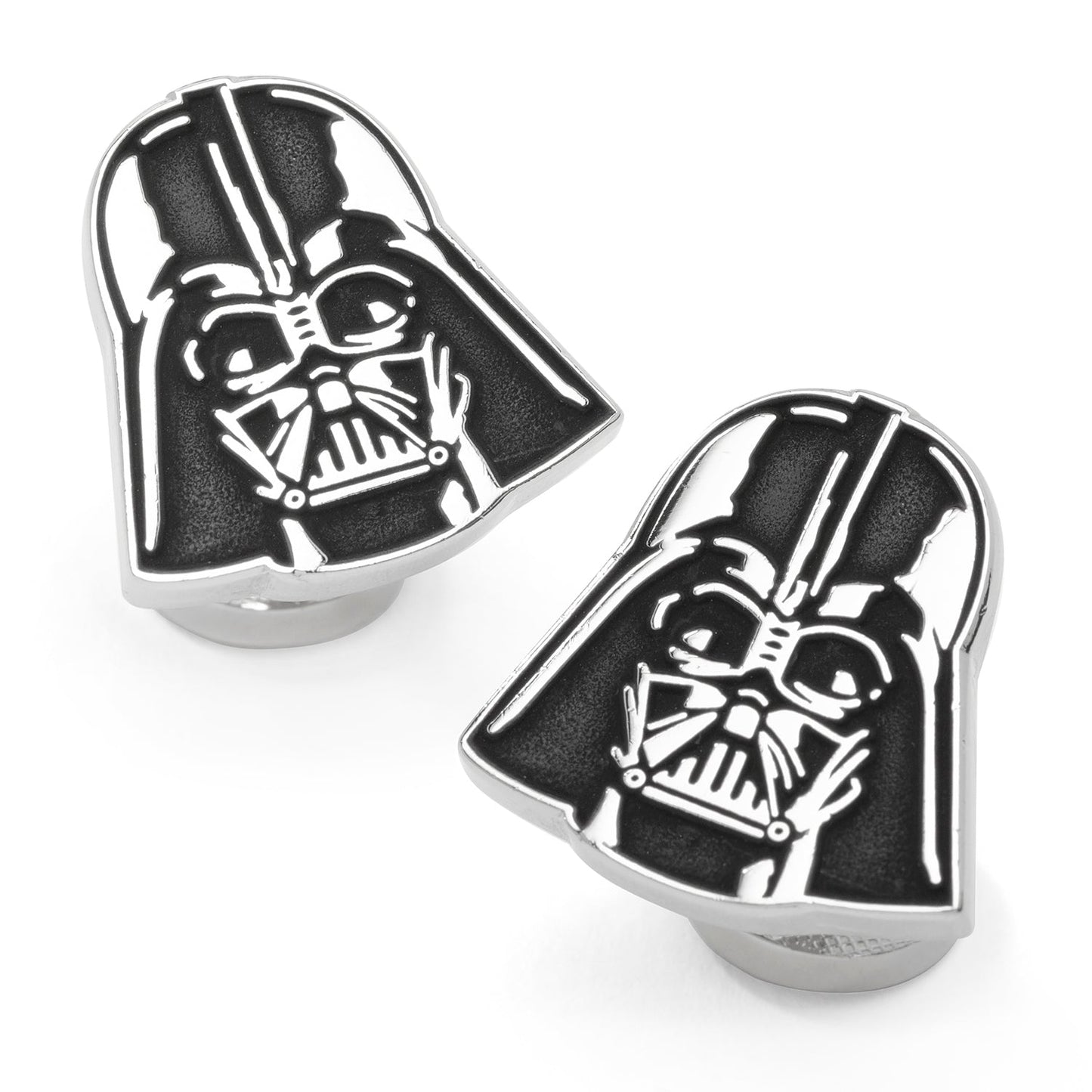 The Star Wars Darth Vader Cufflinks and Tie Bar Gift Set by Cufflinks.com features officially licensed cufflinks and a matching tie clip, displayed on a white background.