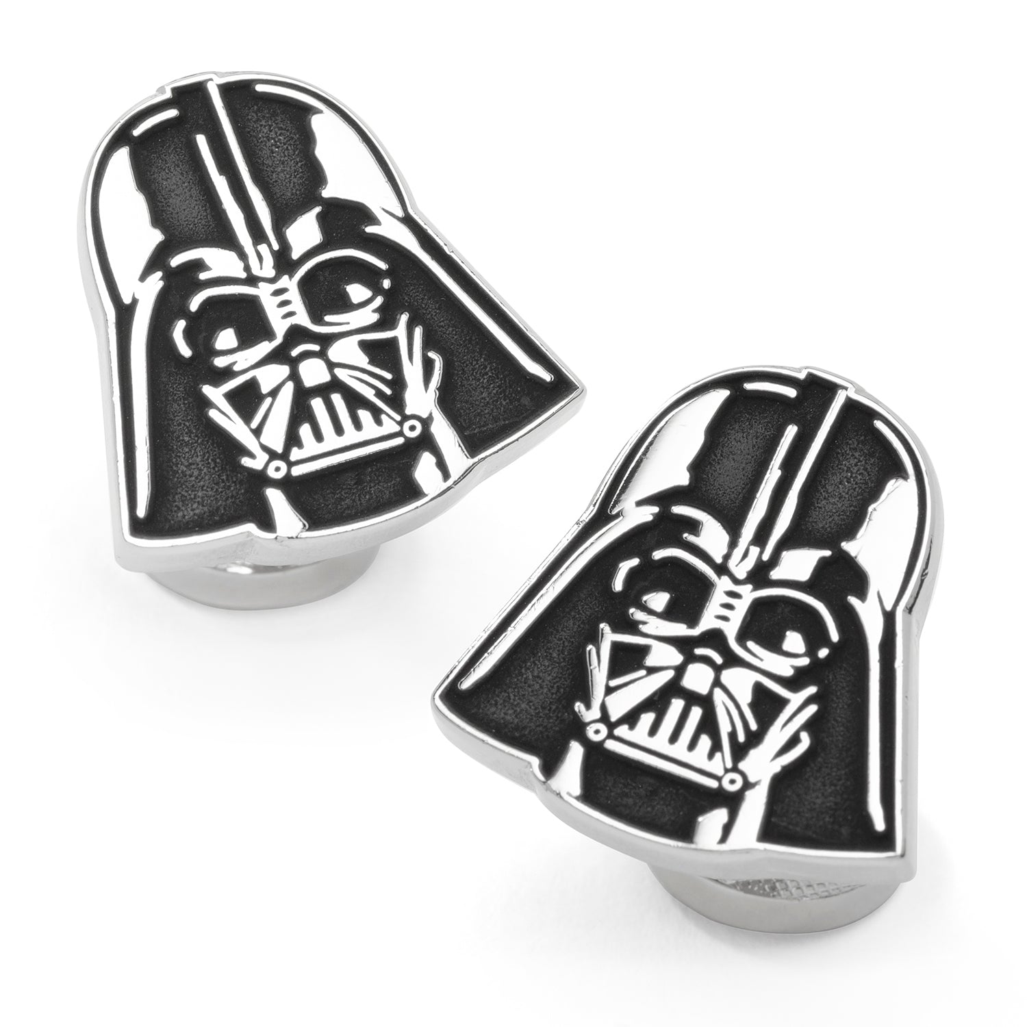 The Star Wars Darth Vader Cufflinks and Tie Bar Gift Set by Cufflinks.com features officially licensed cufflinks and a matching tie clip, displayed on a white background.